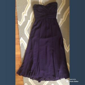 Wine colored maxi dress